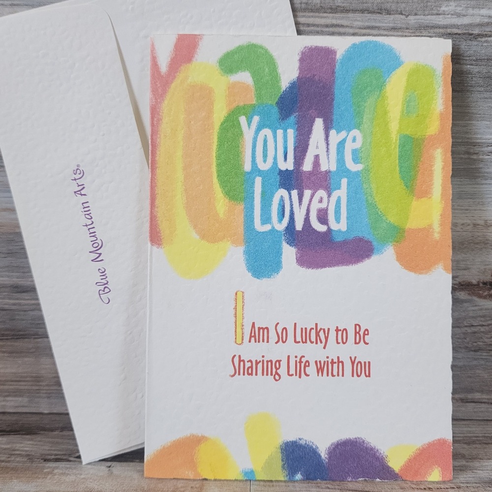 Blue Mountain Arts You Are Loved Greeting Card with Envelope Romantic Poem